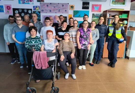Policja w naszym stowarzyszeniu :) Zajęcia z zakresu prewencji.